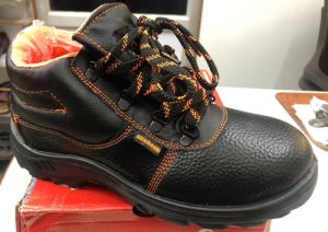 Black & Orange Safety Shoes