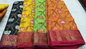 Banarasi Kora Silk Tanchui Saree