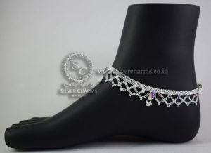 Salem Jhalar charm anklet