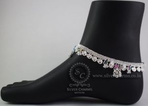 Salem silver anklets