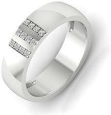 Platinum Plated Mens Ring