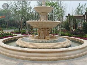 stone marble fountain