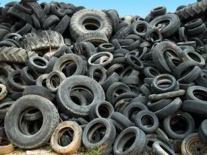 old tyre scrap