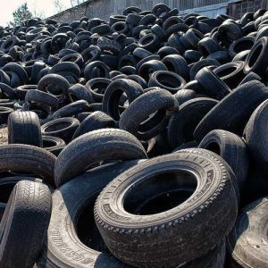 waste tyre scrap