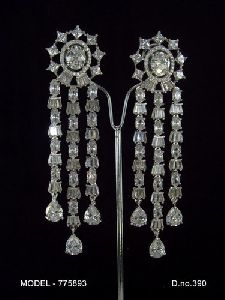 Party Wear American Diamond Earrings