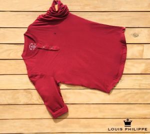 Maroon Full Sleeve Round Neck T-Shirt