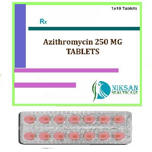 AZITHROMYCIN 250 MG TABLETS