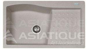 Single Bowl Granite Kitchen Sink with Dip Drainer - Metra