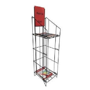 Aluminium Magazine Display Stand