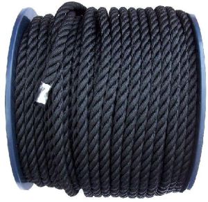 Black Polyester Rope