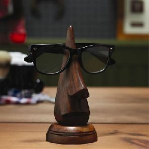wooden spectacle stand
