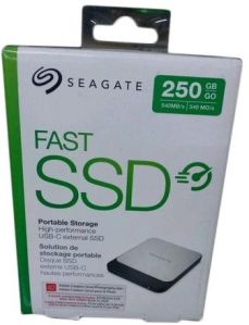 Black Seagate Portable Storage