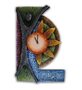 Terracotta Wall Clock