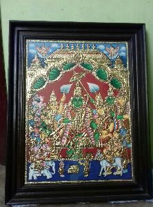 Vishnu Tanjore Painting