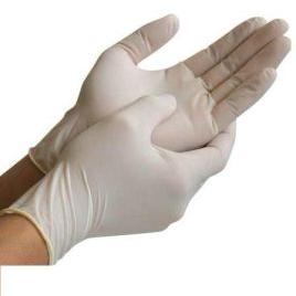 White Plain Latex Gloves