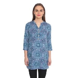 Printed Rayon Tunic