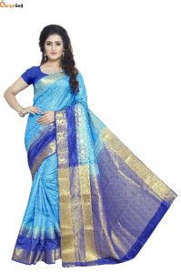 Light Blue Silk Saree