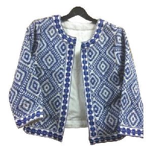 Printed Jacquard Jacket