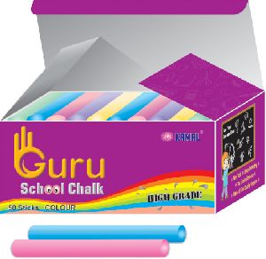 Guru Multicolor School Chalk