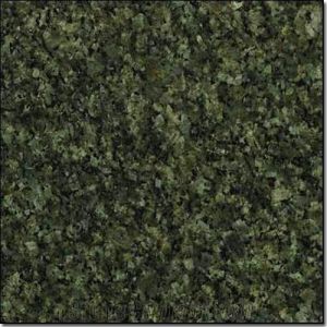 green granite slab