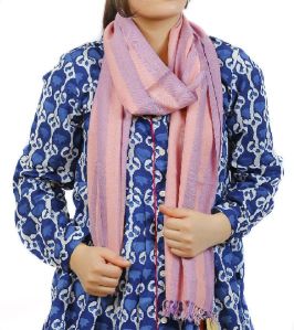 Pink and Lilac Lambswool Scarves