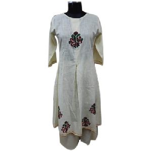 Round Neck Cotton Kurti