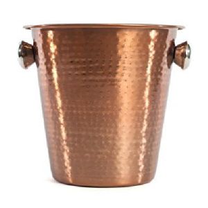 Copper Hammared Wine Bucket