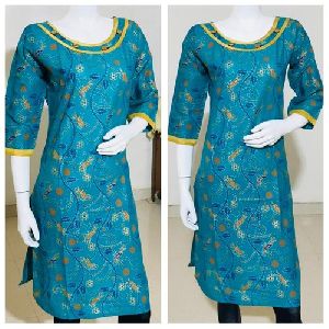 Straight Cotton Kurtis