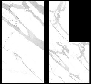 900X1800mm Bianco Statuario Venato Glossy Series Vitrified Slabs