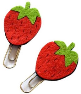 Strawberry Paper Clip