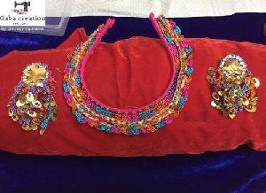 Fabric Necklace Set