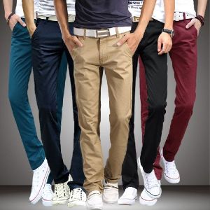 Mens Cotton Casual Pants