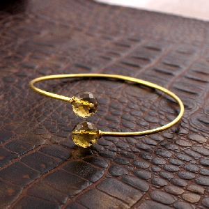 Yellow Citrine Gemstone Bracelet