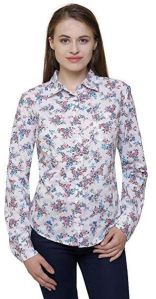 ladies printed shirt