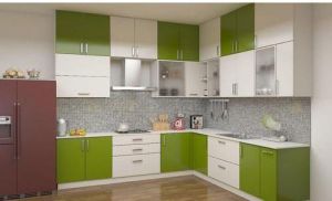 L Shape Modular Kitchen