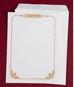 Paper Rectangular Wedding Card