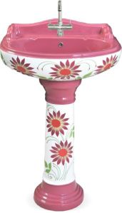 Printed Pedestal Wash Basin