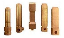 brass power cord pins