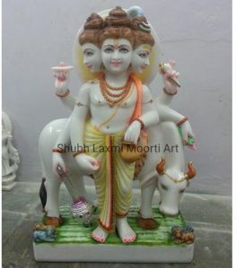 Shiv Sankar Marble Statue