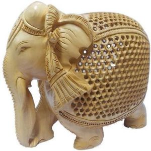 Wood Carved Elephant