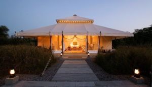 White Pushkar Tent