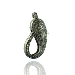 Pave Diamond Lobster Clasp