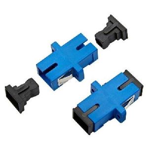 Plastic SC Simplex Singlemode Adapter