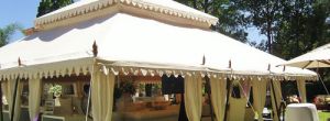 Cream Raj Darbar Tent