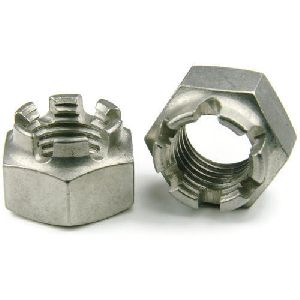 Mild Steel Hexagonal Castle Nut