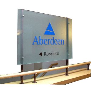 Rectangle Metal Reception Signage