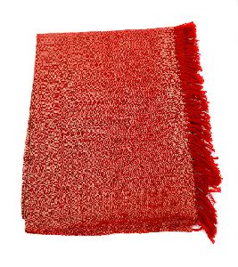 Red Lambswool Stole