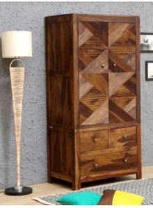 Solid sheesham wood wardrobe