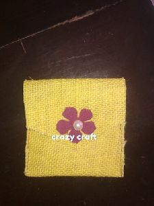 Jute Coin Pouch Decoration