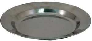 Round Stainless Steel Dinner Plate